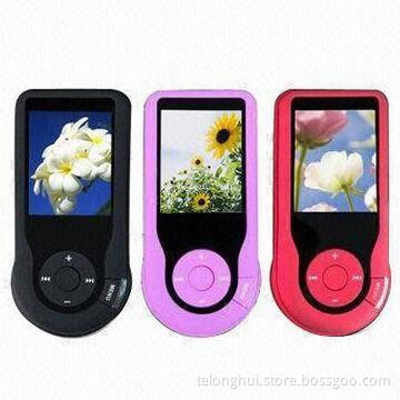 1.8-inch TFT MP4 Players with Built-in Stereo FM Radio and Speaker, Supports Up to 8GB Flash Memory